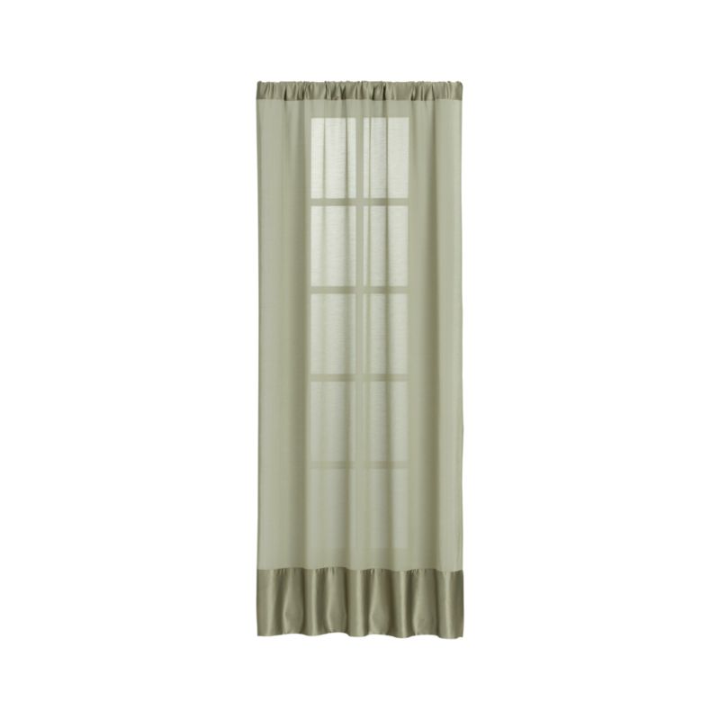 Arielle Sage Sheer 50x84 Curtain Panel