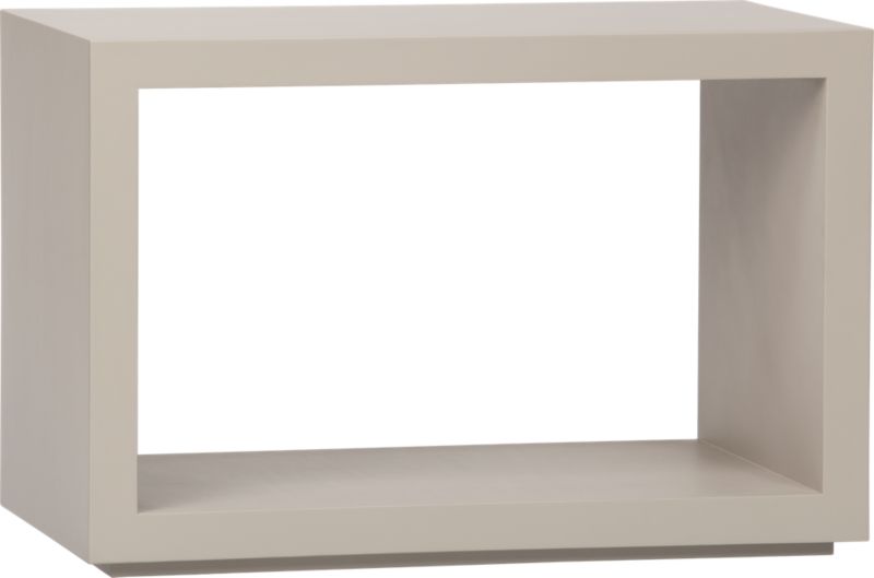 Ascend Taupe 27" Open Storage Unit
