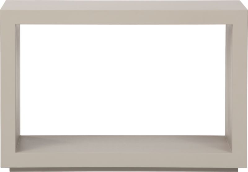Ascend Taupe 27" Open Storage Unit