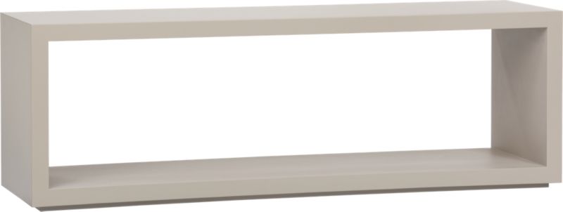 Ascend Taupe 55" Open Storage Unit