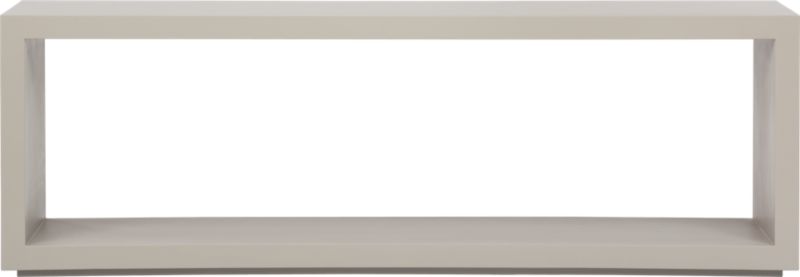 Ascend Taupe 55" Open Storage Unit