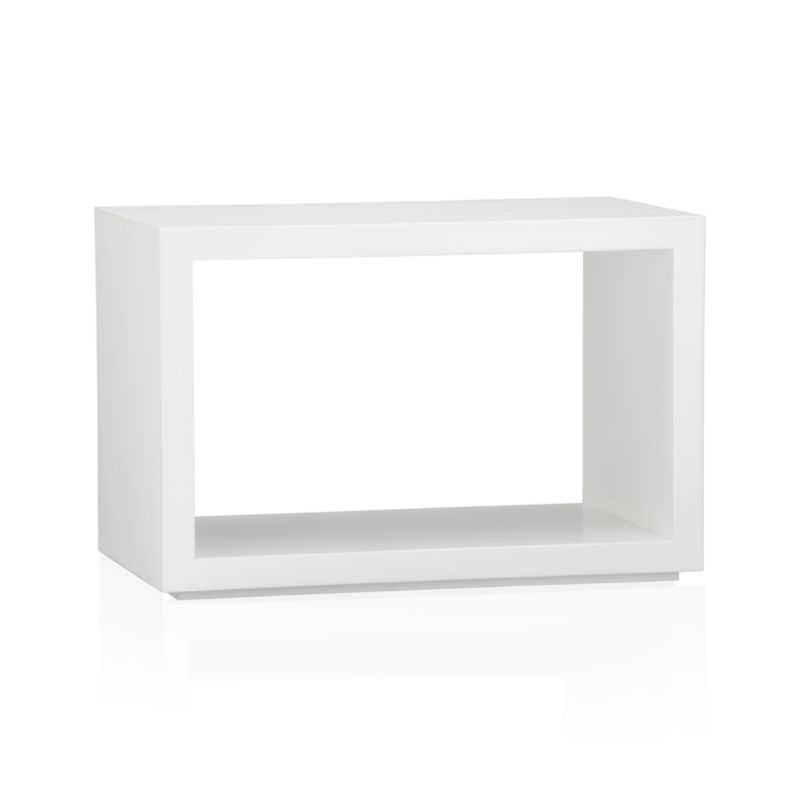 Ascend White 27" Open Storage Unit