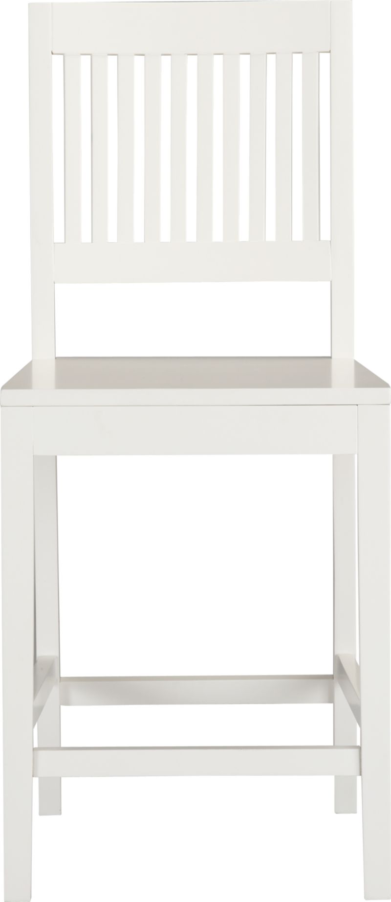 Aspen 24" White Counter Stool