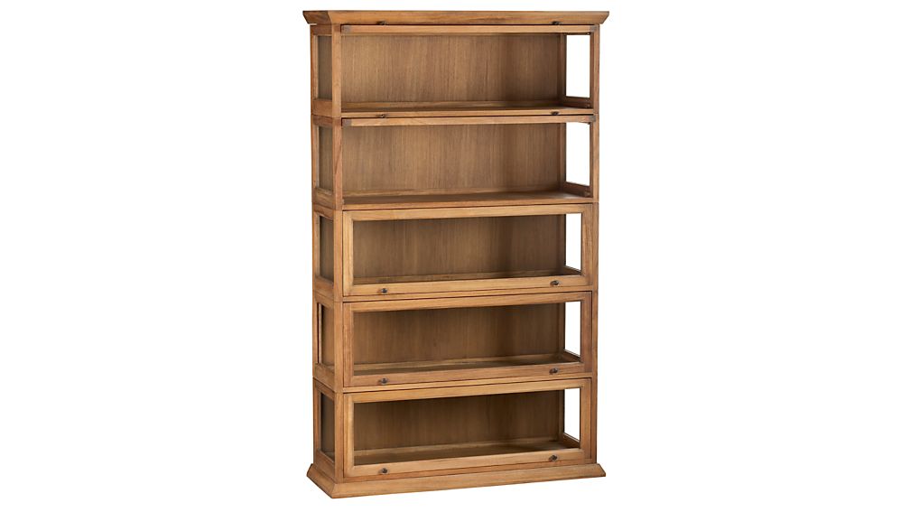 Atticus 5Piece Barrister Bookcase Crate and Barrel