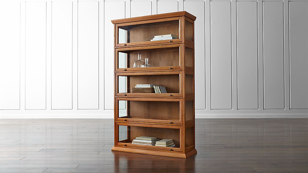 Atticus 5Piece Barrister Bookcase Crate and Barrel