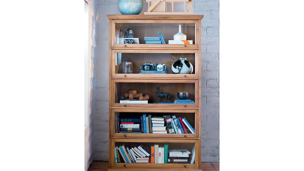 Atticus 5Piece Barrister Bookcase Crate and Barrel