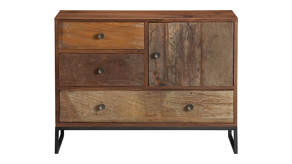 Atwood Reclaimed Wood Chest Crate and Barrel