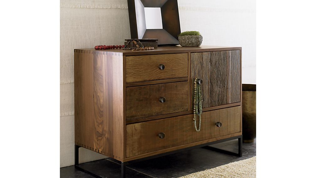 Atwood Reclaimed Wood Chest Crate and Barrel