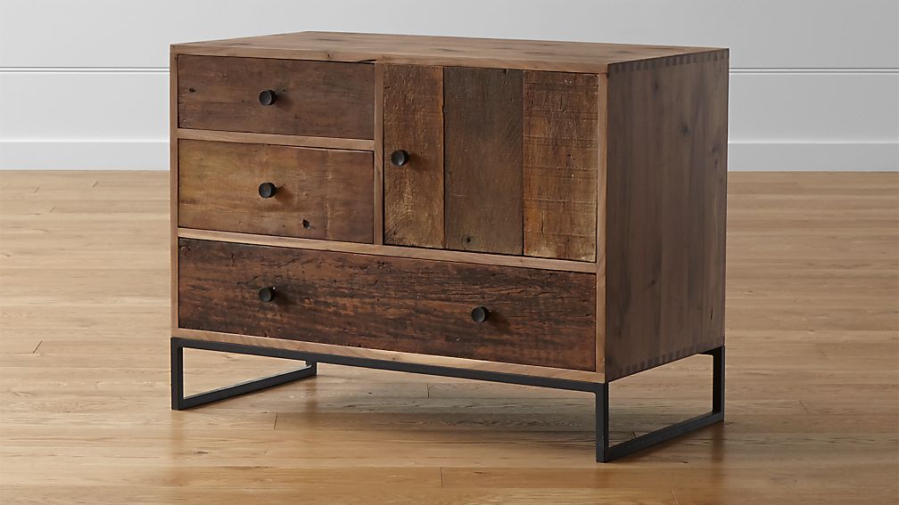 Atwood Reclaimed Wood Chest Crate and Barrel