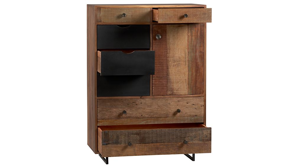 Atwood Tall Chest in Nightstands Crate and Barrel