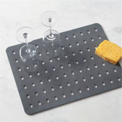 Aura Charcoal Large Sink Mat