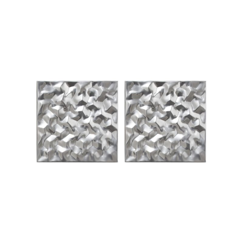 giant stainless steel fork wall art