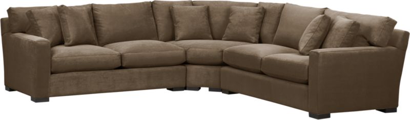 Axis 3-Piece Wedge Sectional