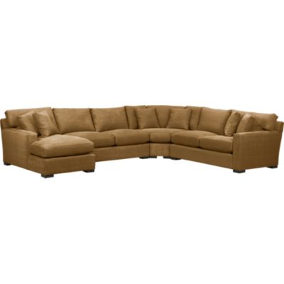 Axis 4-Piece Left Arm Chaise Wedge Sectional