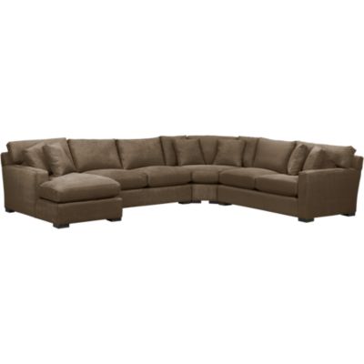 Axis 4-Piece Left Arm Chaise Wedge Sectional