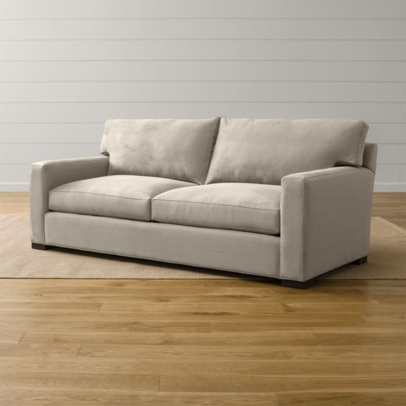 Axis II Grey 2Seat Couch Crate and Barrel