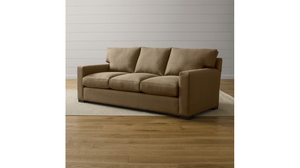 Axis II Brown Sofa Sleeper + Reviews Crate and Barrel
