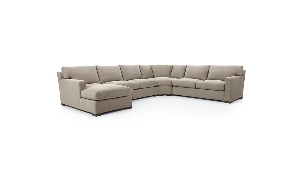 Axis II 4Piece Sectional Sofa Douglas Nickel Crate and Barrel
