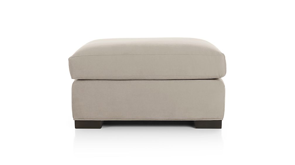 Axis II Ottoman Douglas Nickel Crate and Barrel
