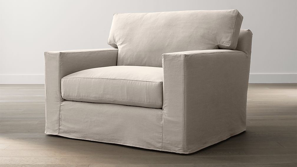 Slipcover Only For Axis II Chair Dove Crate And Barrel