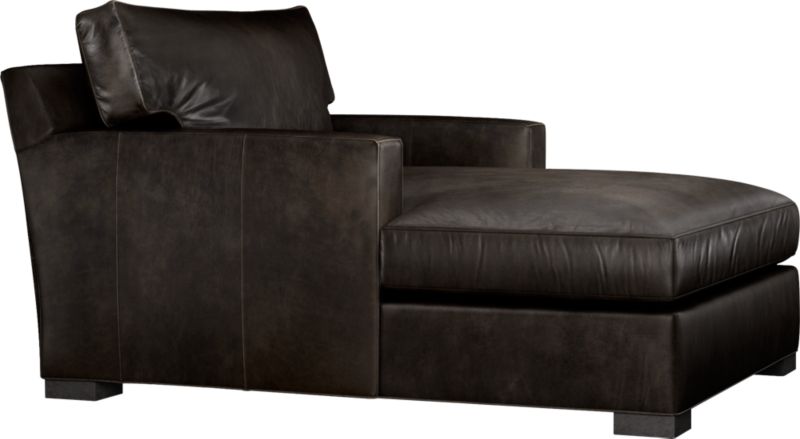 Axis Leather Chaise