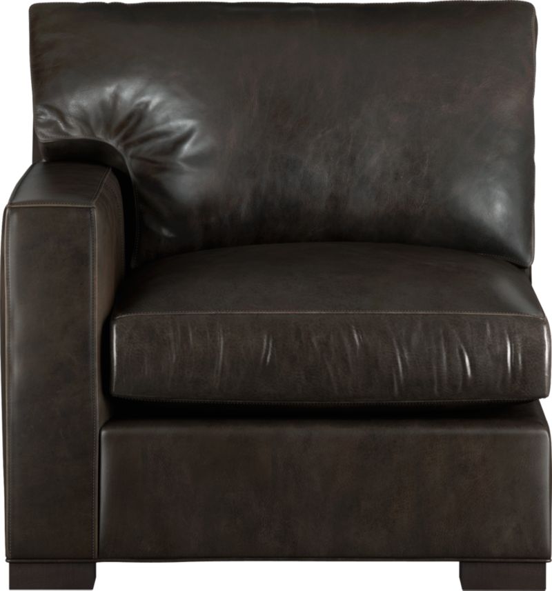 Axis Leather Left Arm Sectional Chair