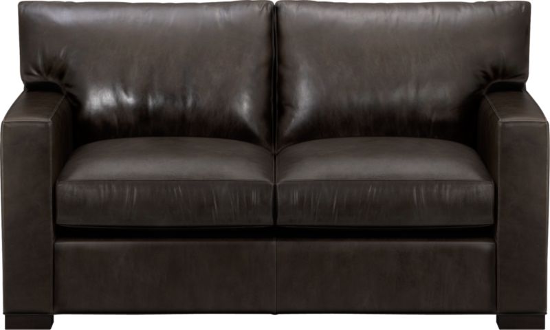 Axis Leather Loveseat