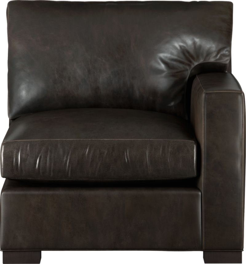 Axis Leather Right Arm Sectional Chair
