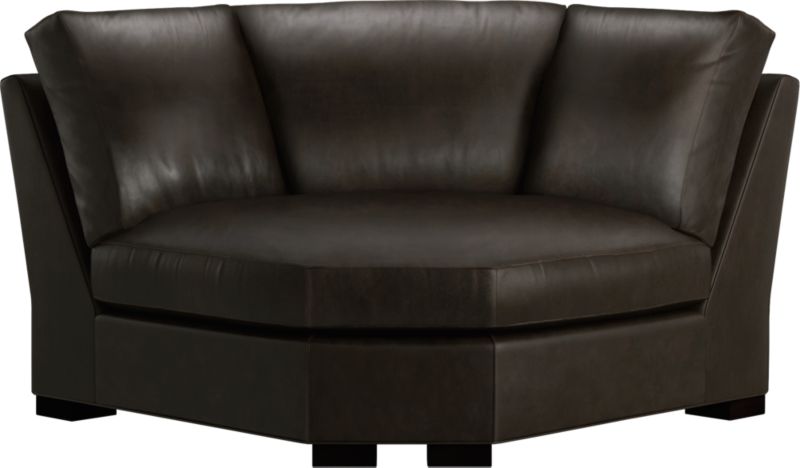 Axis Leather Sectional Wedge