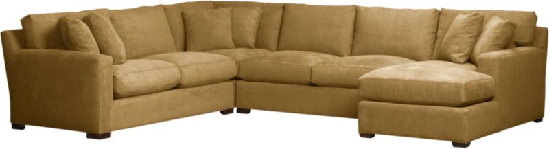 Axis 4-Piece Right Arm Chaise Corner Sectional