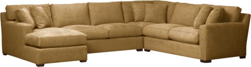 Axis 4-Piece Left Arm Chaise Corner Sectional