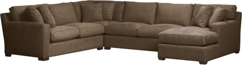 Axis 4-Piece Right Arm Chaise Corner Sectional