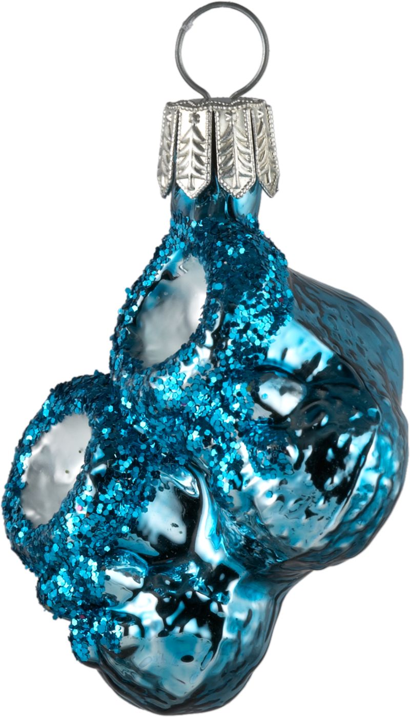 Baby Booties Blue Ornament