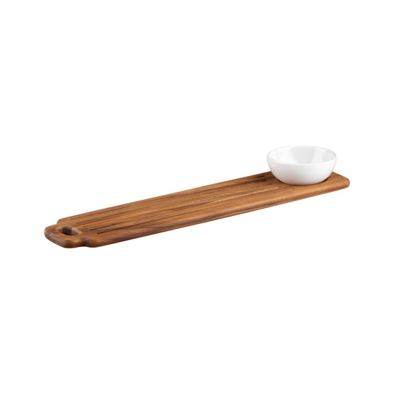 Baguette Board and Dipping Bowl
