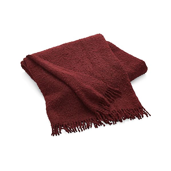 Bailey Wine Red Throw