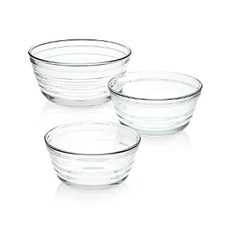 Baked by Fireking Glass Bowls Set of Three
