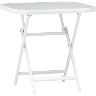 Balcony White Folding Table