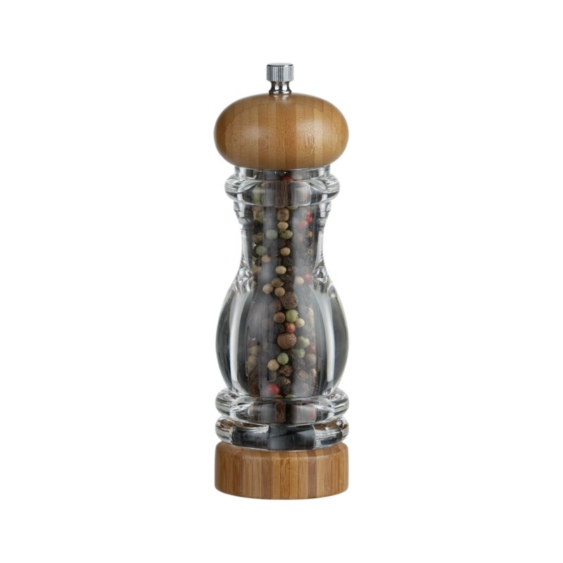 Bamboo & Acrylic Pepper Mill