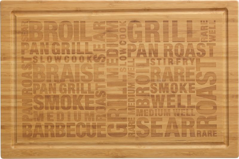 Bamboo Barbecue Cutting-Serving Board