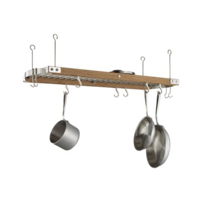 Large Bamboo Ceiling Pot Rack