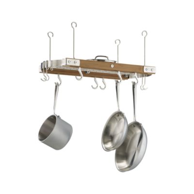 Small Bamboo Ceiling Pot Rack