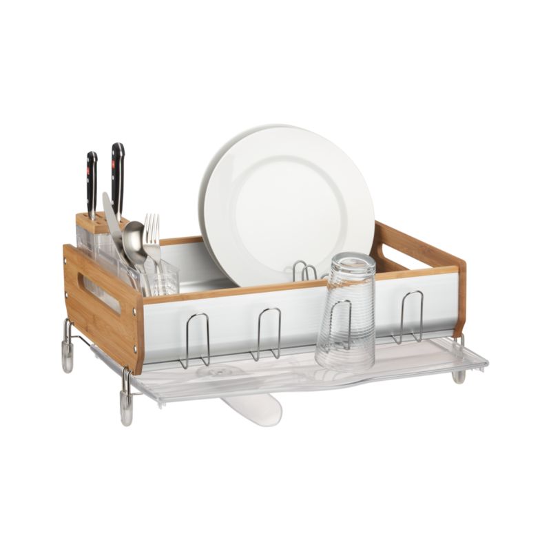 simplehuman® Bamboo Frame Dish Rack