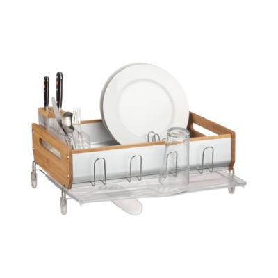 simplehuman Bamboo Frame Dish Rack