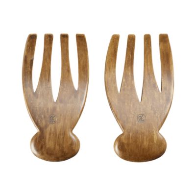 Set of 2 Bamboo Salad Hands