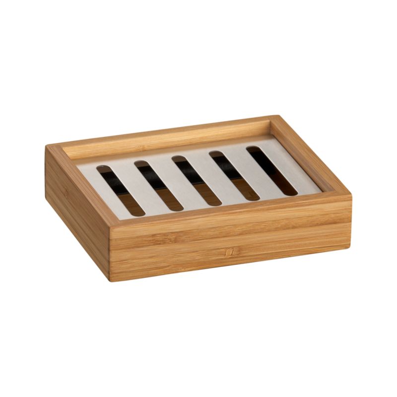 Bamboo Soap Dish With Liner