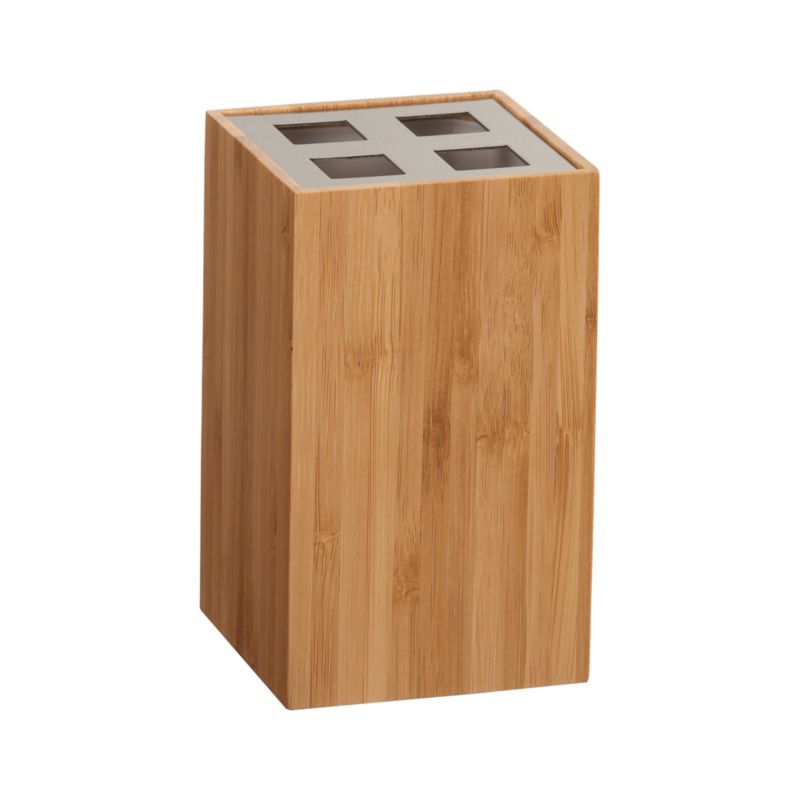 Bamboo Toothbrush Holder