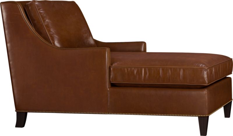 Barrington Leather Chaise