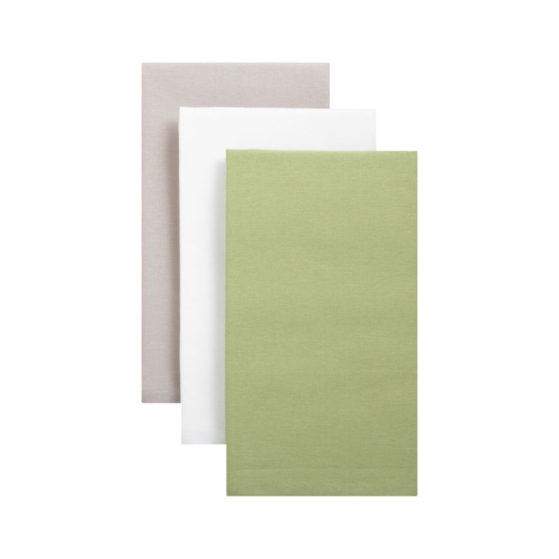 Set of 3 Basic Flour Sack Dishtowels
