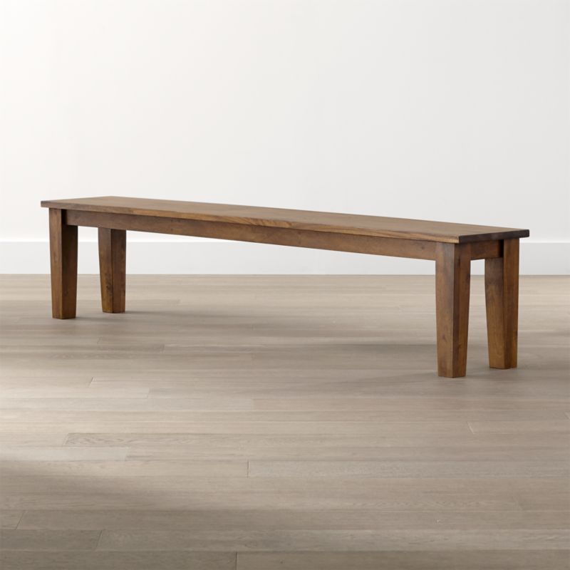 Basque Honey 84" Bench Crate and Barrel