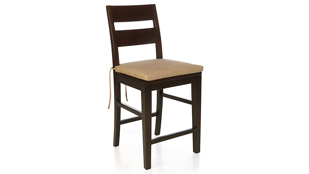 Basque Camel ChairBar Stool Cushion Crate and Barrel